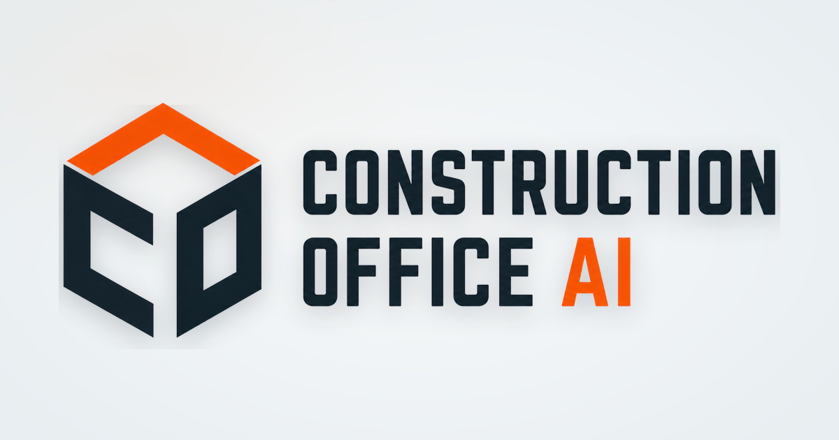 Construction Office AI logo and wordmark.